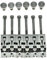 Dopro Selle e viti per ponte tremolo in acciaio inox a doppia chiusura per Floyd Rose Tremolos