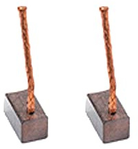 Trade-Shop - Escobillas de carbón para motor (6 x 6 x 10 mm, para muchos coches, camiones, motores, aire acondicionado, ventilador, limpiaparabrisas, 12-24 V)