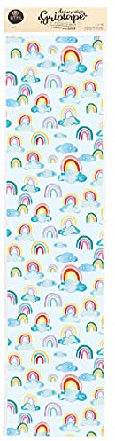 BTFL - bedrucktes Griptape für Longboards (RAINBOW)