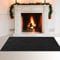Fire Resistent Fireplace Hearth Mat, Rectangular Hearth Pad Polyester Trim Non Slip Mat Protects Floors Patio from Sparks Embers, 48 x 30