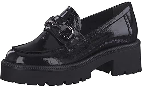 Tamaris Damen 1-1-24714-29 Slipper, Black PATENT, 41 EU