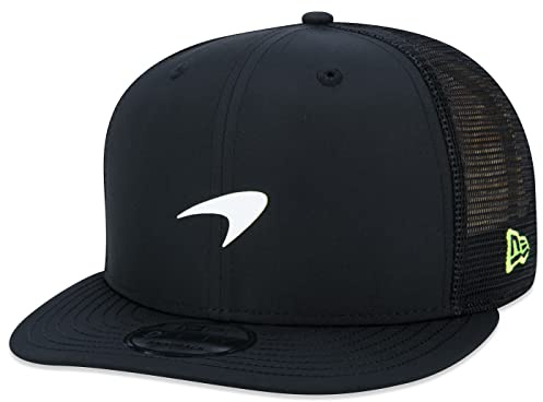 New Era - F1 McLaren Lando Pop Logo Pre-Curve 9Fifty Snapback Cap Farbe Schwarz, Größe S-M