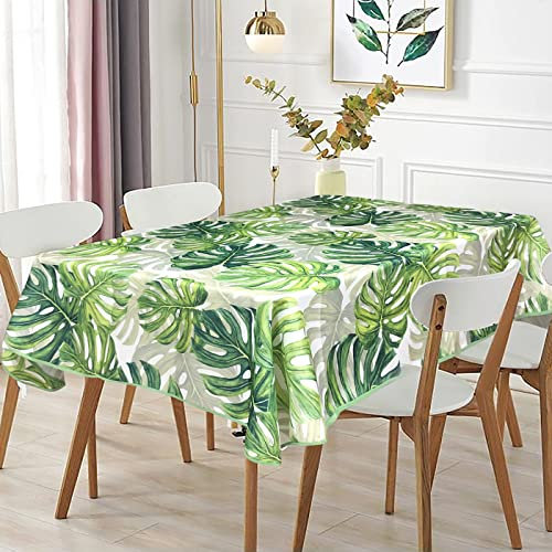 MERCURY TEXTIL- Mantel Antimanchas Rectangular, Hule Mesa, Resistente, Lavable, Impermeable. Ideal para Interiores y Exteriores. (Hawaianas, 140x140cm)