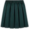 Style Lockers® Girls Back to School Uniform Skirts Summer Formal Dress Bottom Round Elasticated Waist Box Pleated Skirt Stretch (Bottle Green, 8-9 Years)
