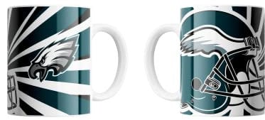 Philadelphia Eagles NFL Jumbo Tasse Becher Kaffeetasse ** Helmet ** mit 450 ml
