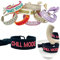 LS-LebenStil Exklusives Statement Armband Quasten besticktes Boho Canvas Webarmband (Chill Mode Schwarz Bubble Pink)