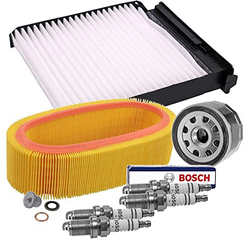 BESTPRICE Inspektionspaket Filterset mit Kompatibel mit DACIA LOGAN (LS_)