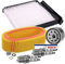 BESTPRICE Inspektionspaket Filterset mit Kompatibel mit DACIA LOGAN (LS_)