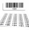 Barcodeetiketten 13001-14000 fortlaufend 5-stellig DGUV Prüfung Barcode Etiketten 1.000 Stck Strichcode Elektrotechnik Code128 selbstklebend 50x17mm (13001-14000)