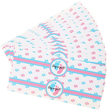 ORFOFE 24st Geschlecht Offenbaren Kinderwasserflasche Kinderparty-Aufkleber Flaschenverpackung Zum Aufdecken des Geschlechts Pflanzen-Tag Trinkflasche Für Jungen Plastik Weiß