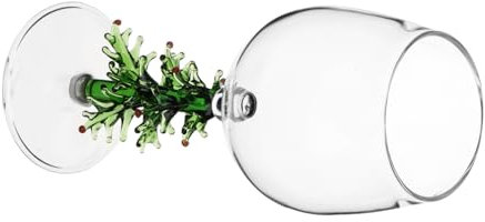 PRETYZOOM Verres à Vin à Pied de Taille en Forme D'arbre de Noël pour Les Fêtes de Noël Verres à Vin Rouge de Forme Unique