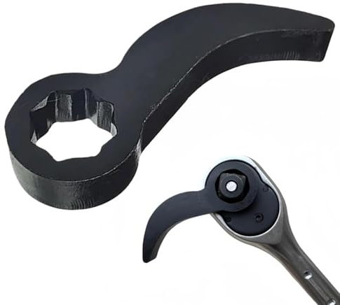 Ratchet Pry Bar, Crowbar Adapter Tool Set,Multipurpose Pry Bar, Ratchet Wrench Adapter,Sturdy Crow Bar And Wrench Adapter, Precision Leverage For Automotive Repairs