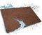 Floordirekt Schmutzfangmatte auf Maß, 120 x 200 cm, Braun, Fußmatte, Türmatte Eingangsbereich, Fußabtreter, Türvorleger, Sauberlaufmatte, Meterware, Mono