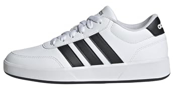 adidas Mixte Enfant BREAKNET 3.0 Shoes Junior, FTWR White/Core Black/FTWR White, 38 2/3 EU