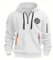 Hoodie Herren Oversize Winter Dicke Kapuzenpulli Casual Sweatshirt Hip Hop Outdoor Kapuzenpullover Personalisierte Hoodie Langarm Pullover mit Taschen Kordelzug 2024 Winter Pulli(White,3XL)