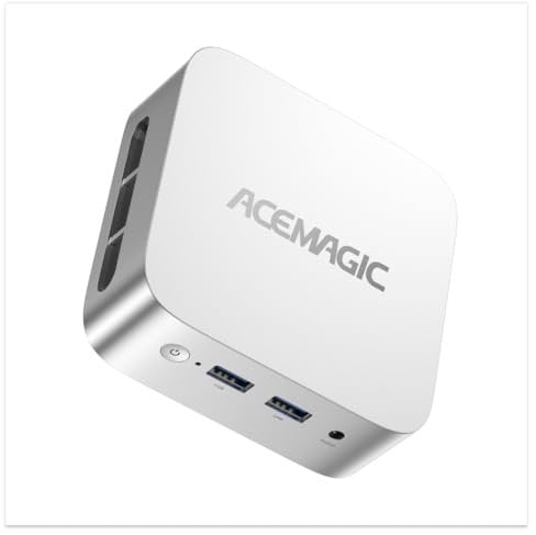 ACEMAGIC Mini PC, 16GB DDR4 512GB M.2 SSD Mini Computer, suitable for home, office, and school use