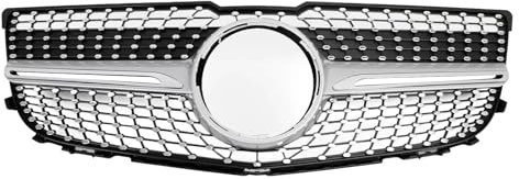 IITA Kühlergrill Frontstoßstangengrill für Mercedes für Benz X204 für GLK-Klasse 2013 2014 2015, Diamant-Autozubehör Nieren Kühlergrill