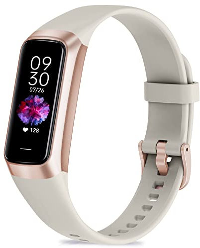 Zeacool Fitness Tracker with 24/7 Heart Rate, Blood Oxygen Blood Pressure Sleep Monitor, Activity Trackers 5 ATM Waterproof,Step Calorie Counter Pedometer Health Smart Watch for Women Men(Be)