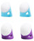 Weenwill Fingerhüte,4 PCS ErgonomieNähfingerhüte aus Silikon 2 Fingerhut Große + 2 Fingerschutz Stricken Kleine zum Handnähen Daumenschutz,Fingerkuppenpolster,Schutz für Nähen,Handarbeiten,Quilten