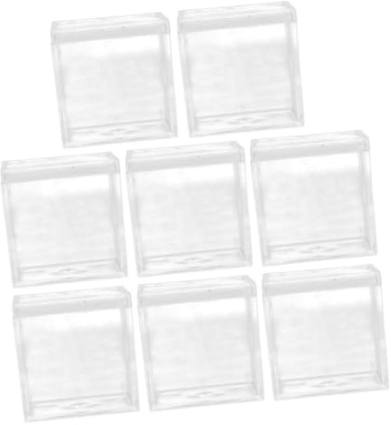 OATIPHO 8stücke Quadratische Acrylbox Als Geschenkbox Mini Transparente Würfel-geschenkbox Für Aufbewahrungsboxen Durchsichtige Box Für Kleine Gegenstände