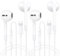 2-Pack Lightning Headphone [MFi Certified] in Ear Headphones for iPhone Stereo Noise Earphones Built-in Microphone & Volume Control Compatible with iPhone 14/13/12 /11/SE/XR/XS/X/8/7/iPad Pro/All iOS