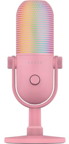Razer Seiren V3 Chroma 32-Bit-DSP - RGB-USB-Mikrofon mit 32-Bit-Audio-DSP - Supernieren-Kondensatormikrofon - KI-gestützte intelligente Audioverarbeitung - Stummschaltung per Fingertipp | Quartz