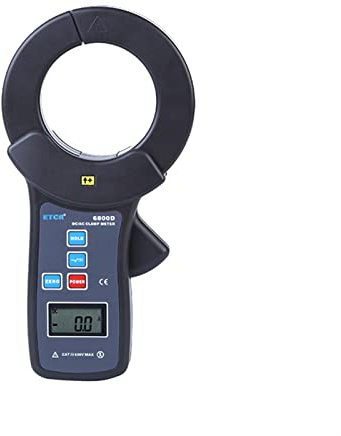 DC AC Clamp Meter Medidor de pinza digital AC0.0A-1000A-2000A DC0.0A Pinza medidor corriente fuga Corriente en línea grabadora ETCR6800D,Pruebas confiables