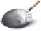 Mammafong Wok à fond plat en acier carbone – Wok authentique martelé à la main et poêles à frire – 35,6 cm Pow Wok par Mammafong