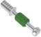 100 x Fermo Perno Eccentrico Connectore per Mobili Dimensione: 24mm/35mm