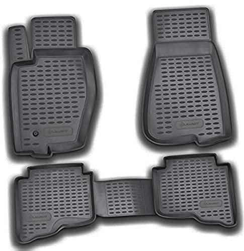 Element Passgenaue Premium Antirutsch Gummi Fußmatten - Jeep Grand Cherokee, schwarz