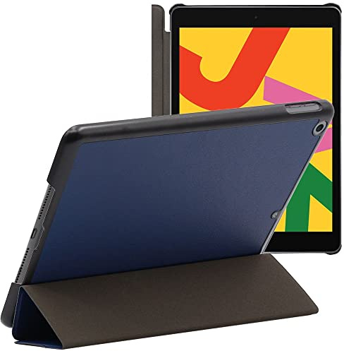 ebestStar - Coque pour iPad 10.2 (2019, 2020, 2021) Apple, Etui Slim Cover, Housse PU Cuir Rabat Magnétique, Bleu Foncé