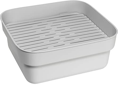 Brabantia Spülschüssel mit Abtropfschale, Hellgrau