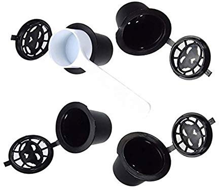 Gcroet Capsules De Café Réutilisables 6pcs Réchargeables Pods Réutilisable Pour Nespresso Machines À Café