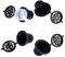 Gcroet Capsules De Café Réutilisables 6pcs Réchargeables Pods Réutilisable Pour Nespresso Machines À Café