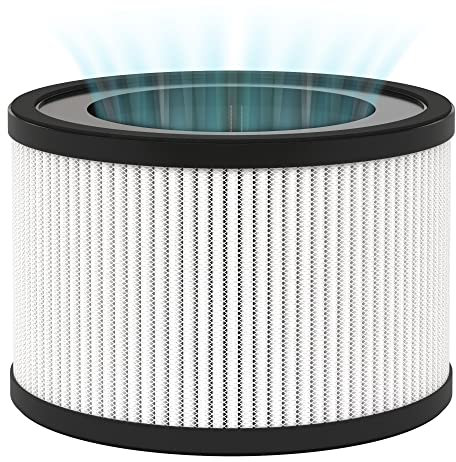 MIKO HEPA H13 Luftfilter-Ersatz für den IBUKI M Luftreiniger MAF-02, Ersatz für runden Luftreiniger, 18,7 x 18,7 x 11,8 Zentimeter (1 Packung)