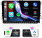 Hikity 9 RDS Android 15 Autoradio 2 DIN con Navi Wireless CarPlay per Golf 5 6 VW Passat Tiguan, Stereo Auto Bluetooth con Schermo Retrocamera Touch Screen con FM USB WIFI BT +CANBUS