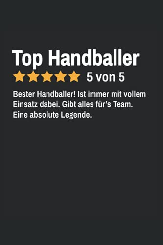 Handball Notizbuch (liniert) Handballerin Lustiges Handballer
