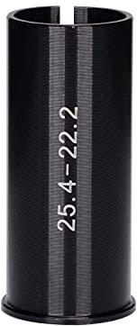 FLYAMAPIRIT Fahrrad Sattelstütze Adapter Fahrradsattelstützenrohr Reduzierhülse Shim (22.2mm-25.4mm)