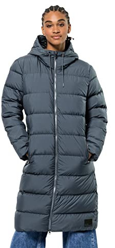 Jack Wolfskin Damen Frozen Palace W Coat, slate blue, XXL EU