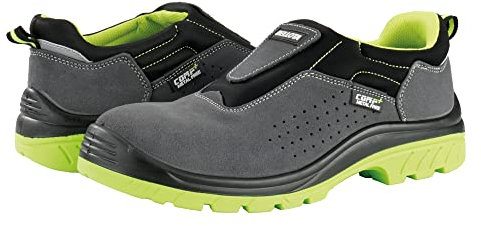 Bellota Zapato de Seguridad Comp+ Easy S1P / 7231242S1P, Incendios Hombre, Gris,Verde,Negro, 42 EU Ancho