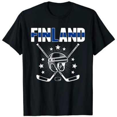 Finnland Eishockey-Liebhaber Trikot – Finnische Hockey-Team-Fans T-Shirt
