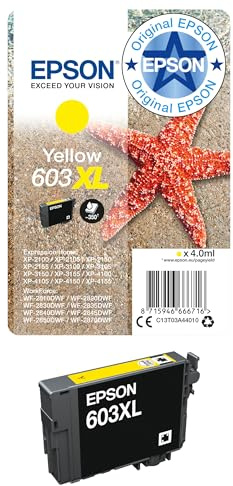 Epson Ink/604XL 603XL Seestern 4,0 ml YL SEC