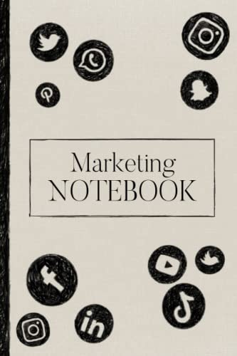 Marketing Notebook: Marketing Blank Lined Notebook