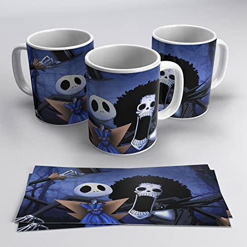 newseny Taza Jack Skellington Pesadilla antes de Navidad - Regalo fans de Skellington (Colección taza regalo) | Cerámica 355ml