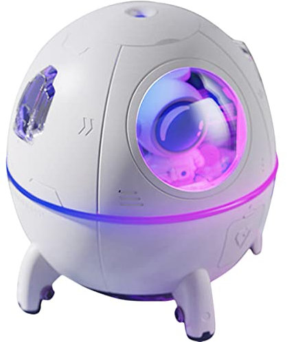 Uonlytech Colorful Lights Humidifier Air Diffuser Humidifiers for Home Car Scent Diffuser Home s House for Car Kids Child Abs Space Capsule Portable