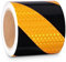 XFXIA Reflektierendes Klebeband, Gelb & Schwarz, 10 cm x 20 m, wasserdicht, reflektierendes Klebeband, selbstklebendes Warnband für Fahrzeuge, Autos, Anhänger, Outdoor