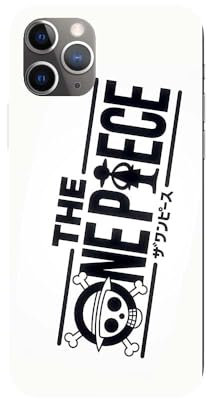Transparent Design Case for Apple iPhone, Printed in France, Anime, One Piece, Logo (iPhone 11 Pro Max)