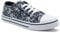 DEK Womens Ladies Canvas Lace Up Denim Floral Baseball Sneakers Casual Flat Plimsoll Trainers Fashion Pumps (Navy Floral, UK Footwear Size System, Adult, Women, Numeric, Medium, 4)