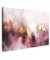 MuchoWow© Leinwand Groß 120x80 cm XXL Deko Schlafzimmer Aesthetic Leinwandbilder Wohnzimmer Gemälde Foto Geschenk Living Room Decoration Aquarell - Gold - Rosa - Abstrakt - Kunst