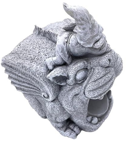 Gutter Gate Downspout Guard | Dragon Statue Downspout Extension - Outdoor Statue Extender, Down Spout Rain Water Diverter for Outdoor Garden, Patio, Lawn